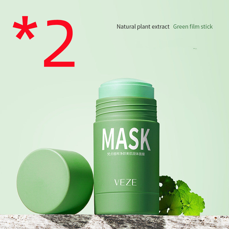 Solid Cleansing Mask Oil Control Shrink Pores To Blackheads Cleansing Green Tea Solid Mask Mud Eggplant Mud Mask - My Store