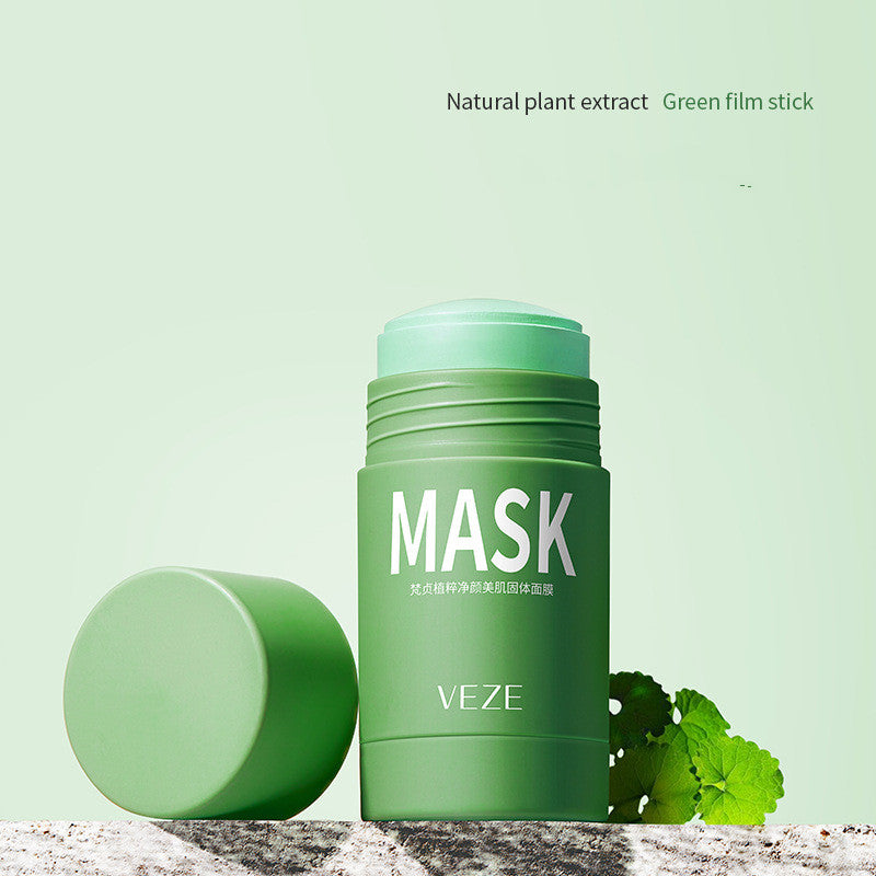 Solid Cleansing Mask Oil Control Shrink Pores To Blackheads Cleansing Green Tea Solid Mask Mud Eggplant Mud Mask - My Store