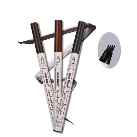 Waterproof Natural Eyebrow Pen Four-claw Eye Brow Tint Fork Tip Eyebrow Tattoo Pencil - My Store