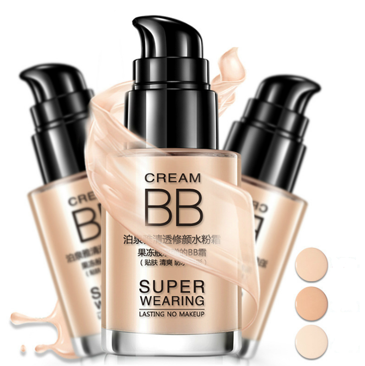 Clear and sleek hydrating cream nude makeup BB cream makeup concealer moisturizing BB cream - My Store