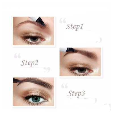 Waterproof Natural Eyebrow Pen Four-claw Eye Brow Tint Fork Tip Eyebrow Tattoo Pencil - My Store