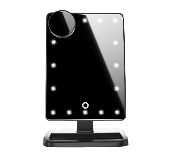 Touch Screen Makeup Mirror With 20 LED Light Bluetooth Music Speaker 10X Magnifying Mirrors Lights - My Store