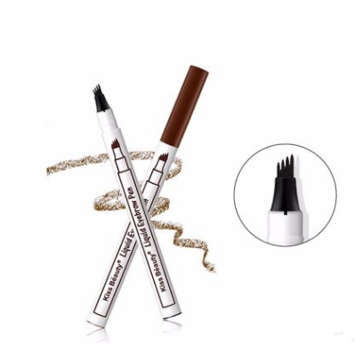 Waterproof Natural Eyebrow Pen Four-claw Eye Brow Tint Fork Tip Eyebrow Tattoo Pencil - My Store