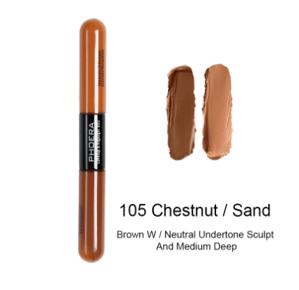 Double Heads Are Suitable For Any Skin Type Natural Color Brightening Liquid Concealer - My Store