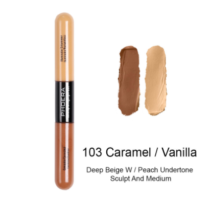Double Heads Are Suitable For Any Skin Type Natural Color Brightening Liquid Concealer - My Store